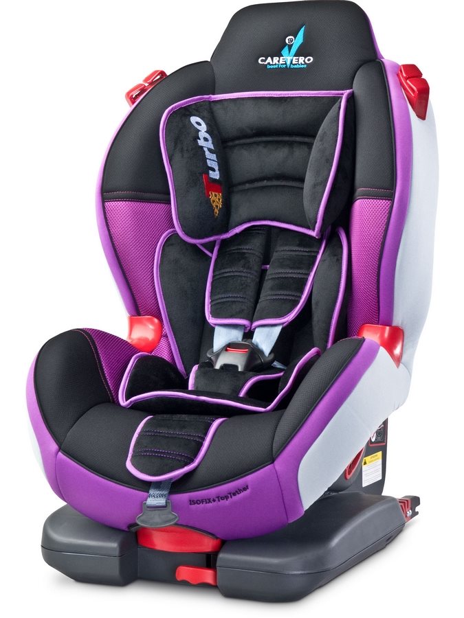 Autosedačka  Sport TurboFix purple
