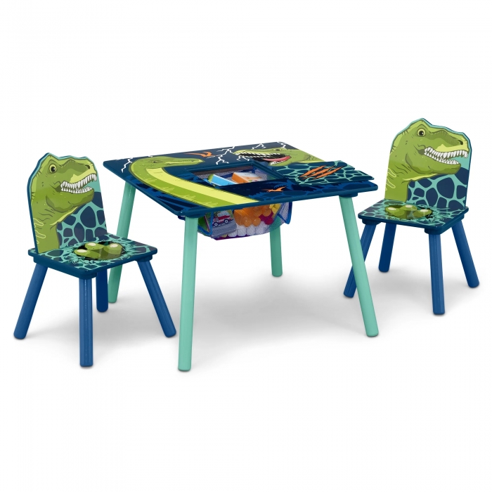 Detský stôl so stoličkami T-Rex