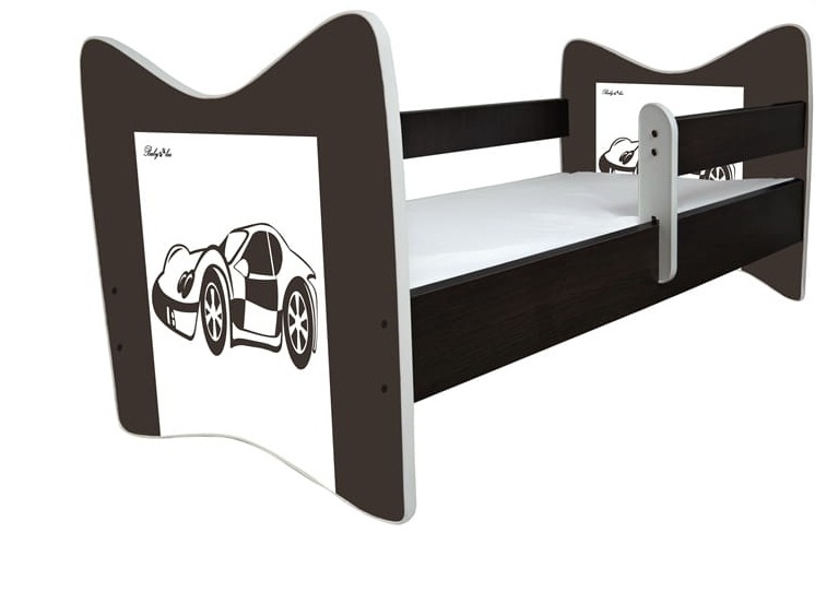Detská posteľ 140x 70 + matrac molitan DELUX  auto