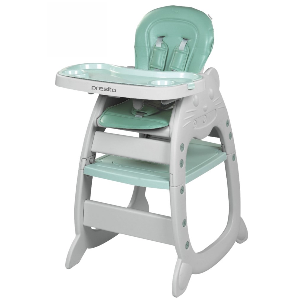 Jedálenská stolička 2v 1 zelená
