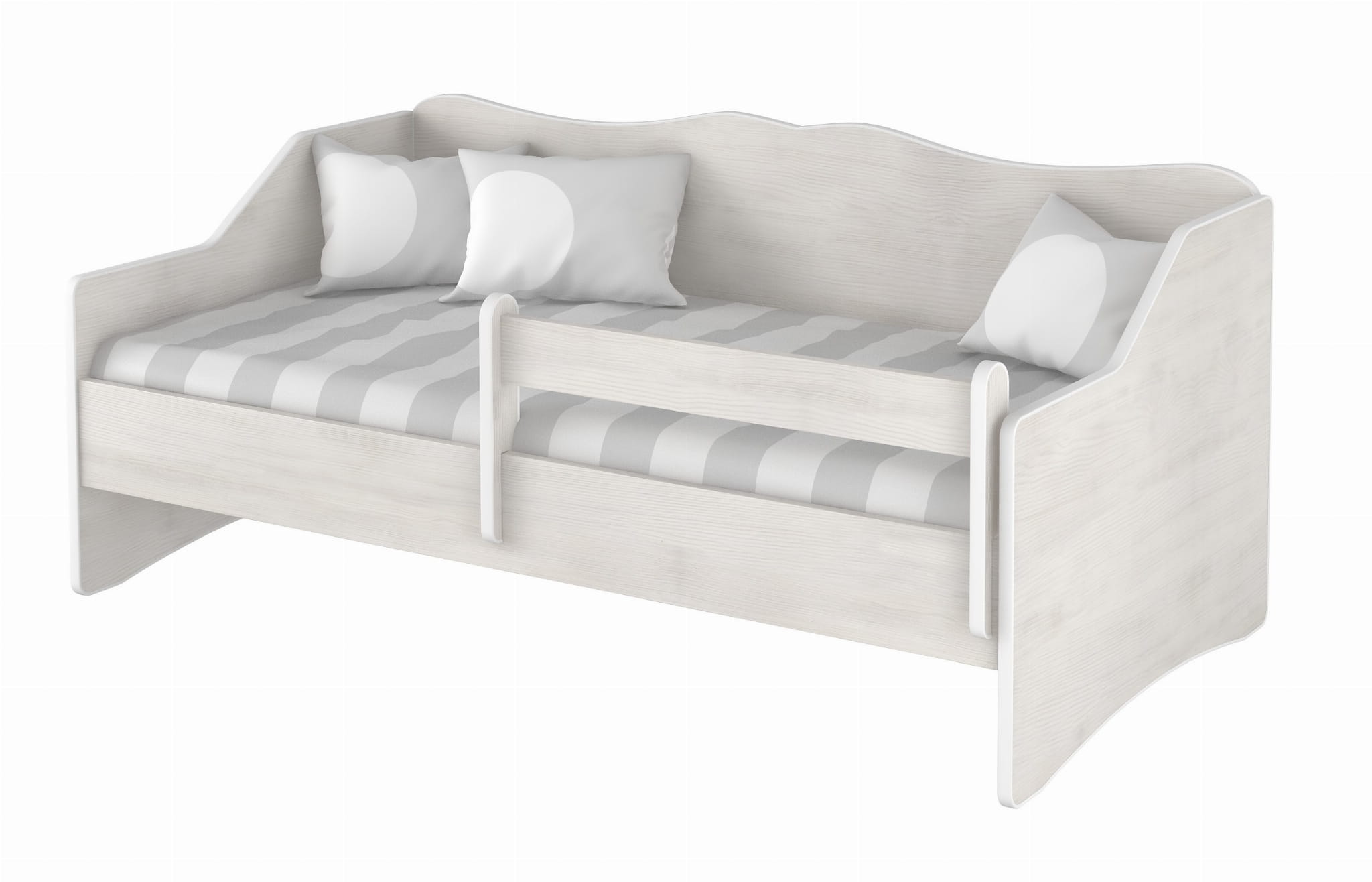 Detská posteľ LULU 160 x 80 cm - Surf biely