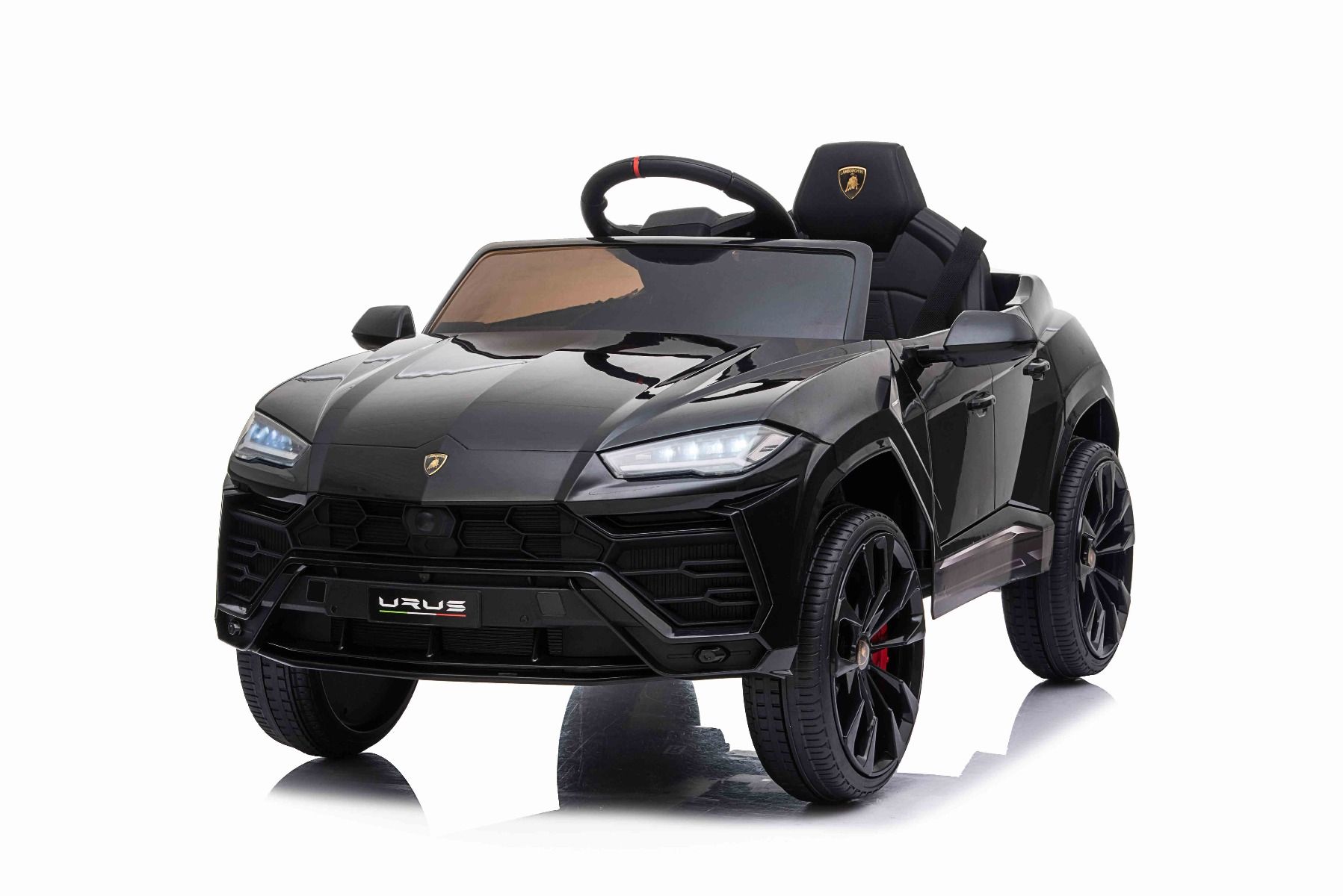 Elektrické autíčko Lamborghini Urus, 12V, 2,4 GHz dialkové ovládanie čierne 