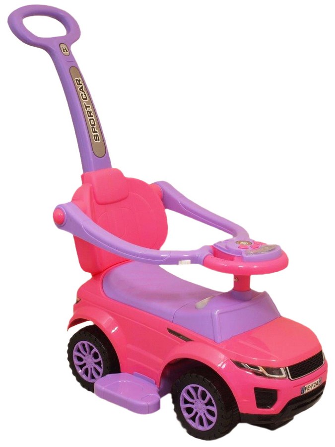 Detské hrajúce vozítko 3v1  ružové