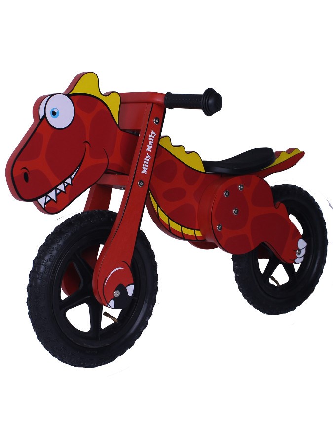 Detské odrážadlo-bicykel  DINO red
