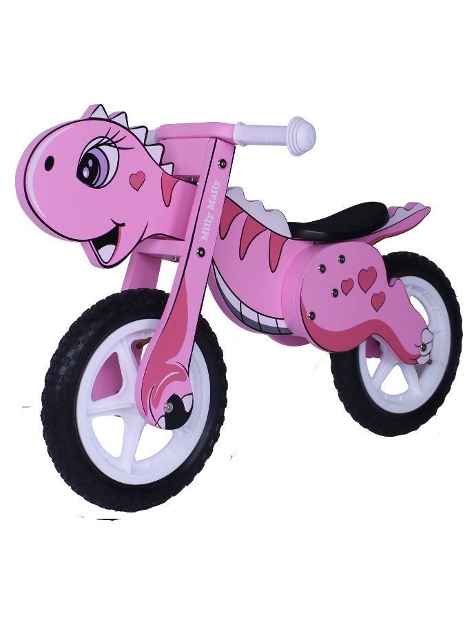 Detské odrážadlo-bicykel  DINO pink