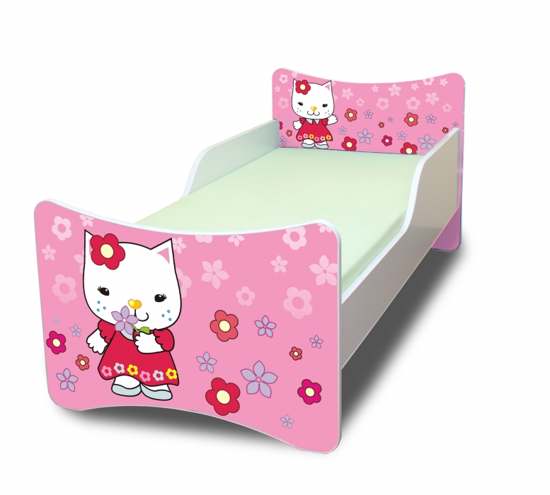 Detská posteľ Mačička 200x90