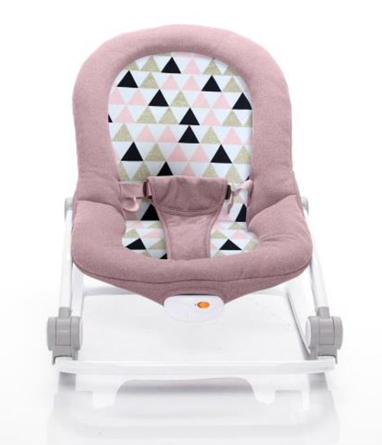 Detské lehátko Zopa Relax - Pink Triangles
