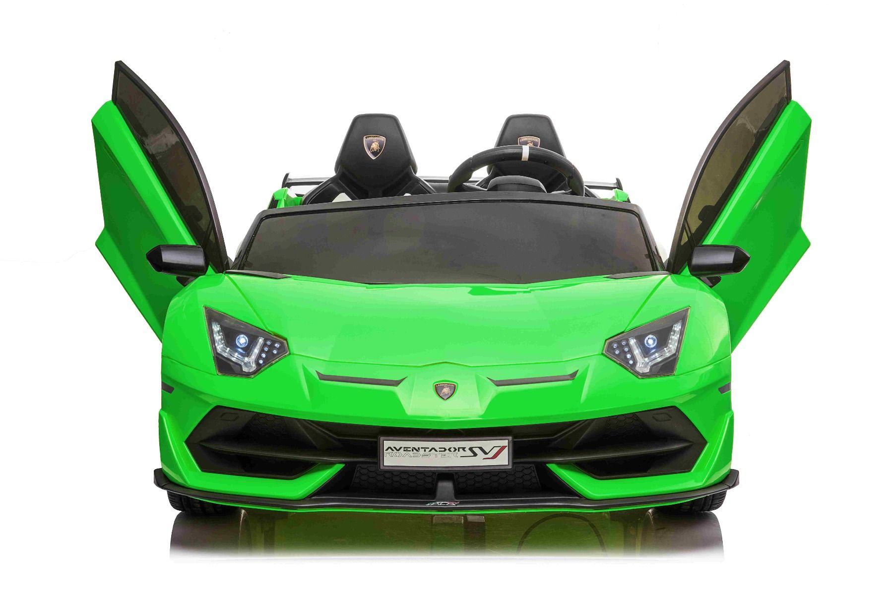 Elektrické autíčko Lamborghini Aventador 24V Dvojmiestne, Zelené lakované