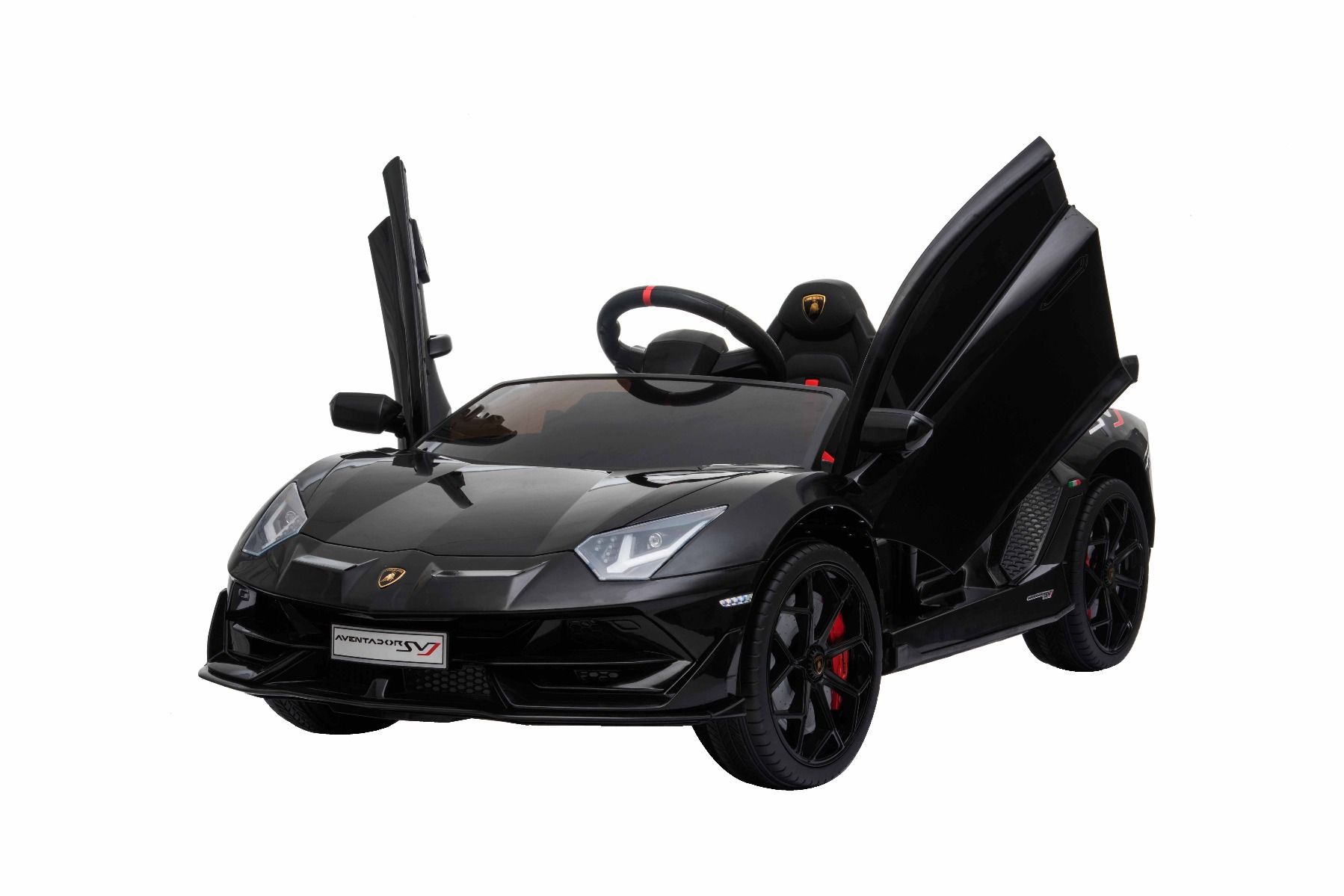 Elektrické autíčko Lamborghini Aventador čierne 