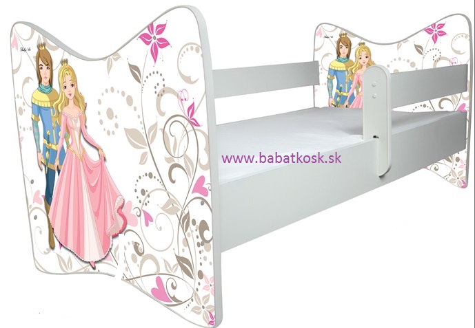 BOO detská postel 140x70 + matrac Princess I