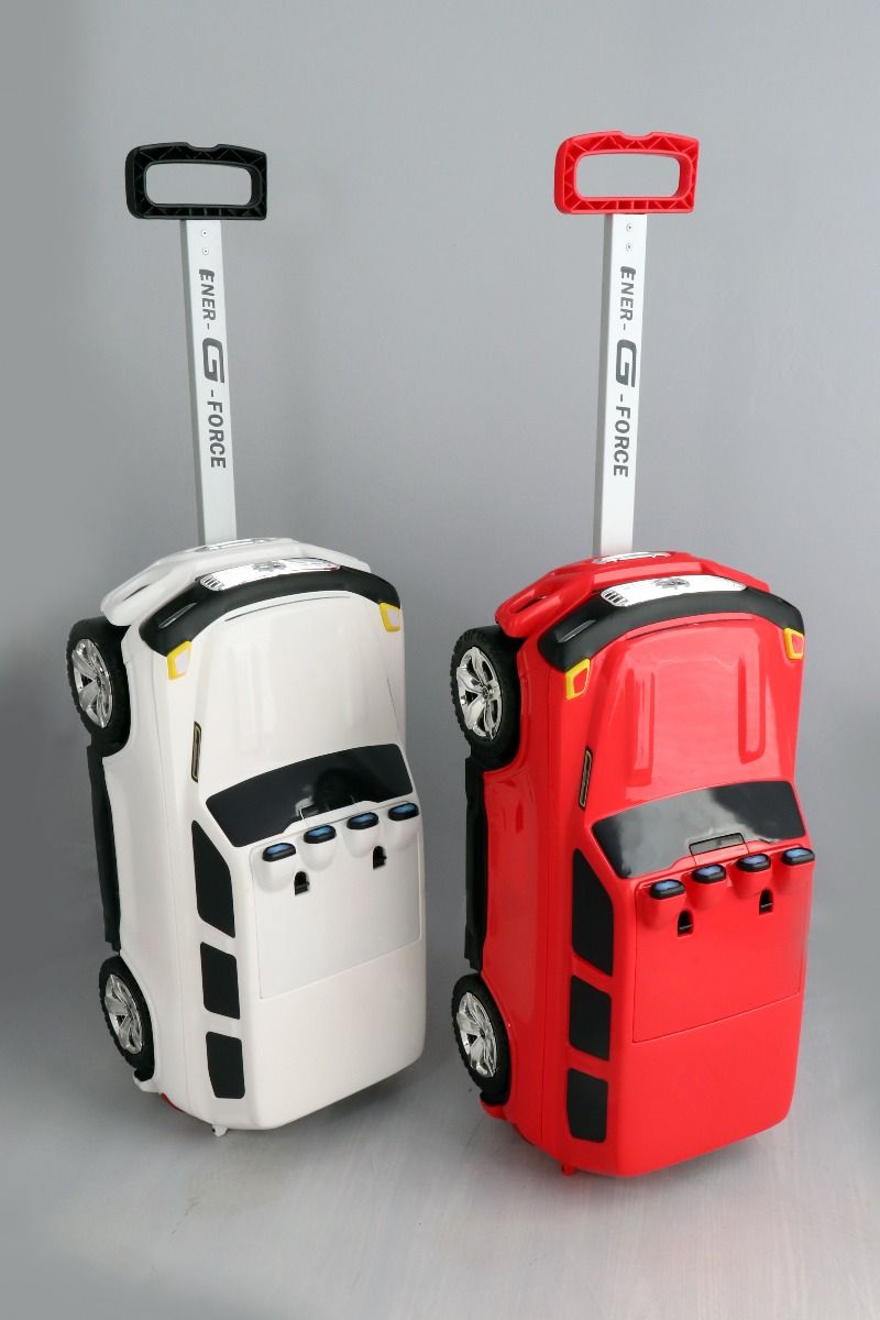 Detské Licencované odrážadlo a kufrík 2v1 Mercedes-Benz Ener-G-Force červené