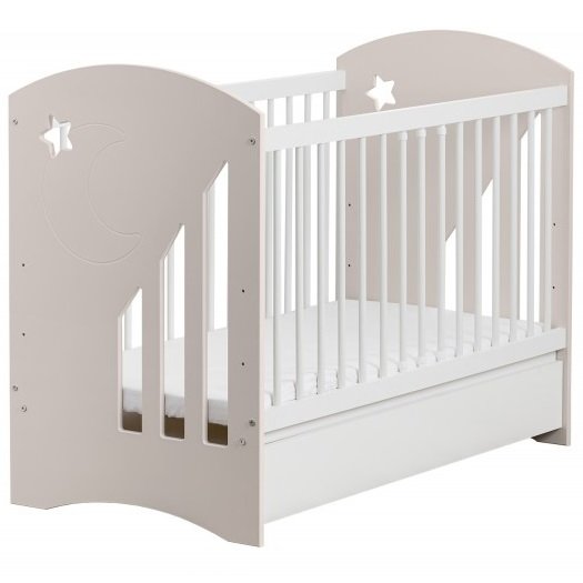 Detská postielka + uložný priestor bežová 