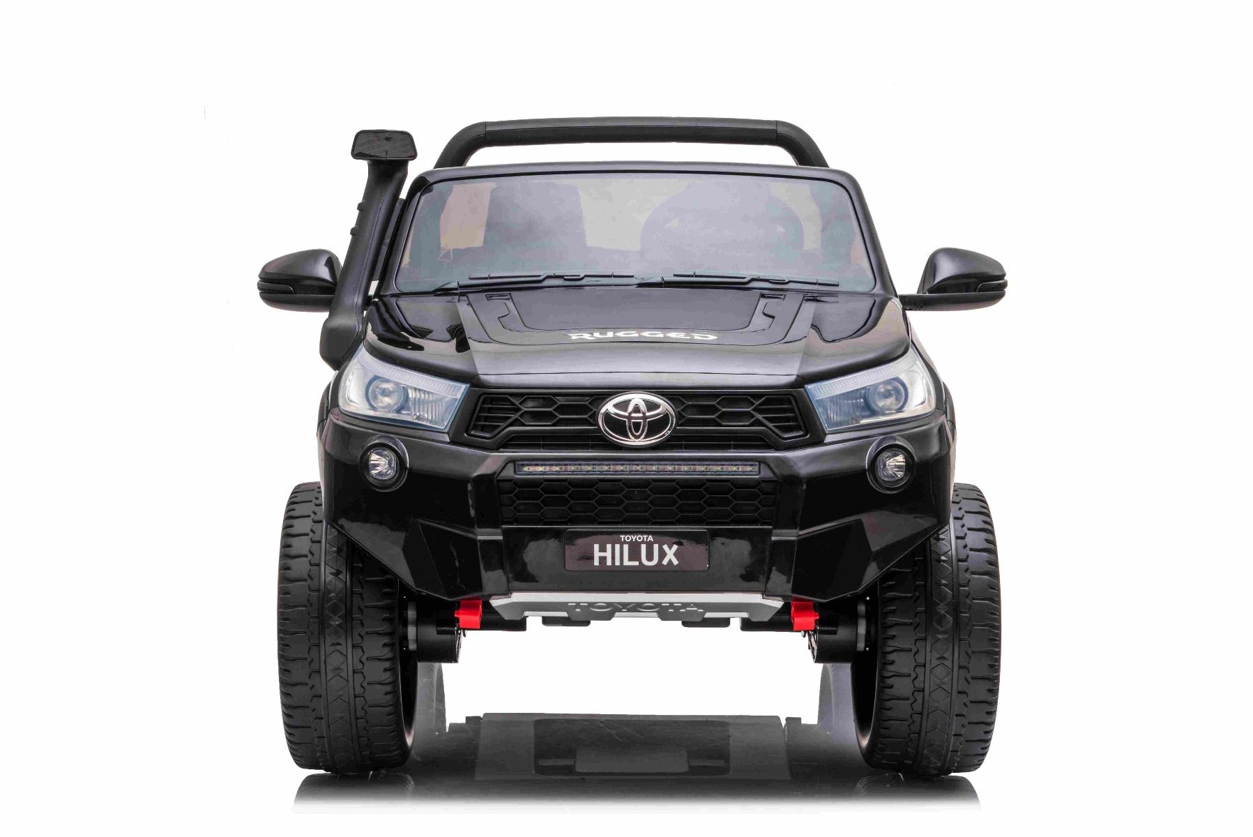 Elektrické autíčko Toyota Hilux 4X4, čierne, 2 x 12V/10 Ah batéria, EVA kolesá