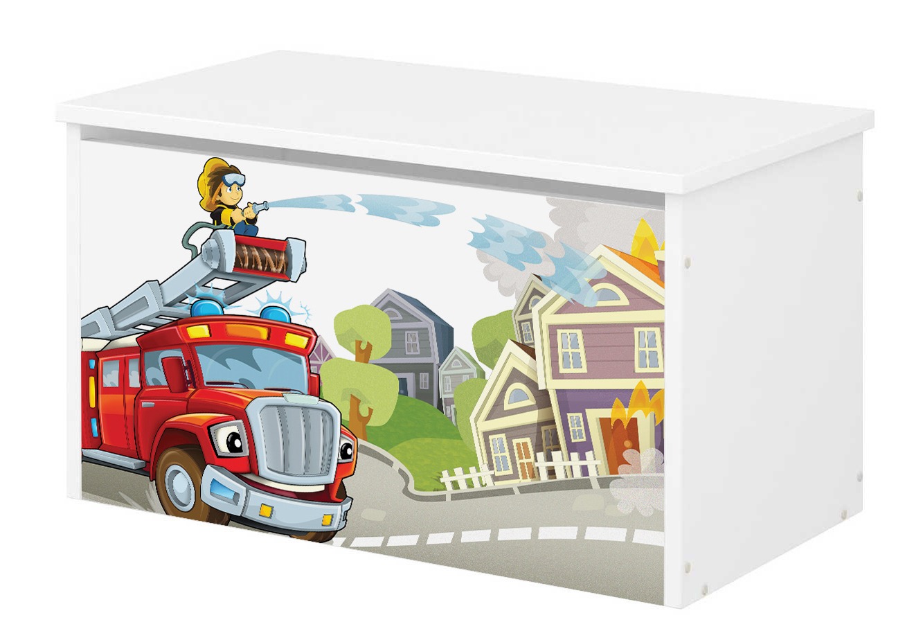 Box na hračky požiarnik