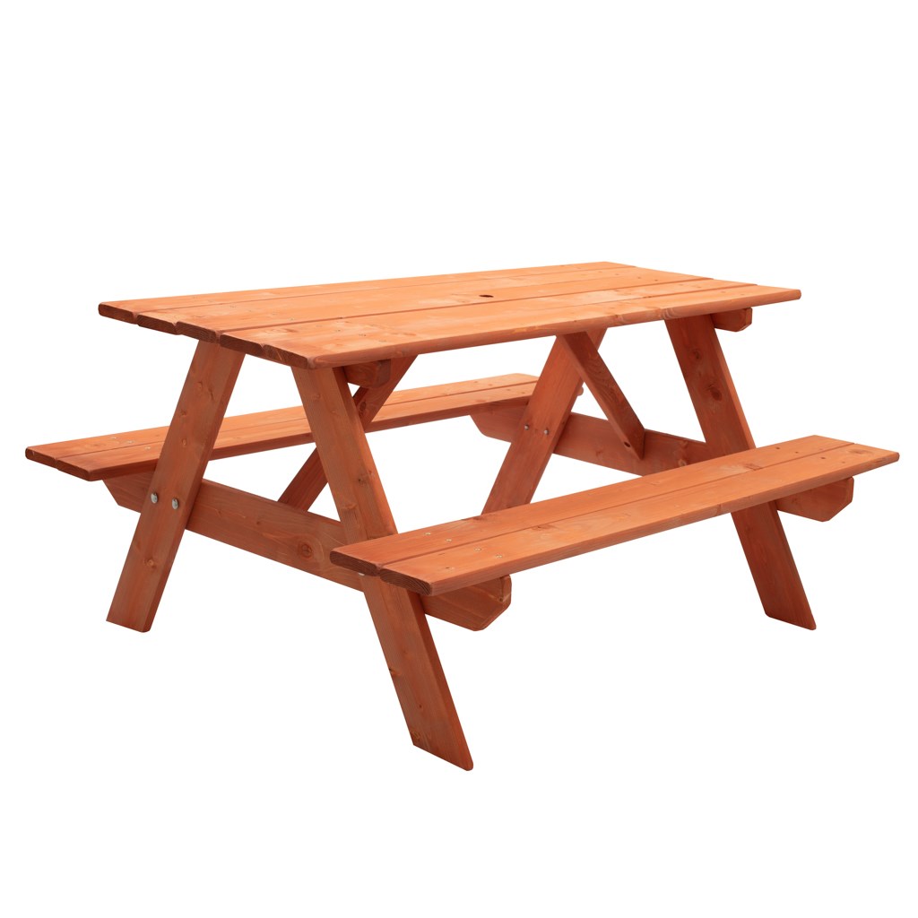 Detské drevené posedenie lavica a stôl  118 x 90 cm