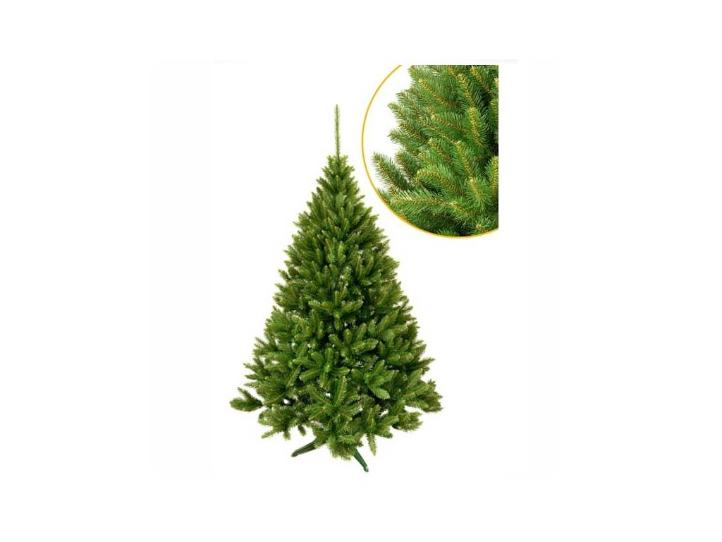 Vianočný stromček Smrek vianočný zelený 220 cm 
