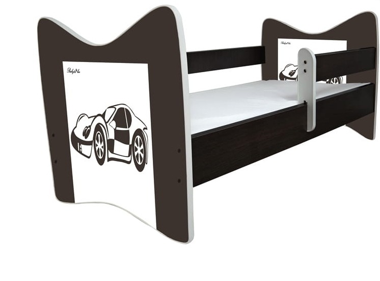 Detská posteľ 140x 70 + matrac molitan DELUX  auto