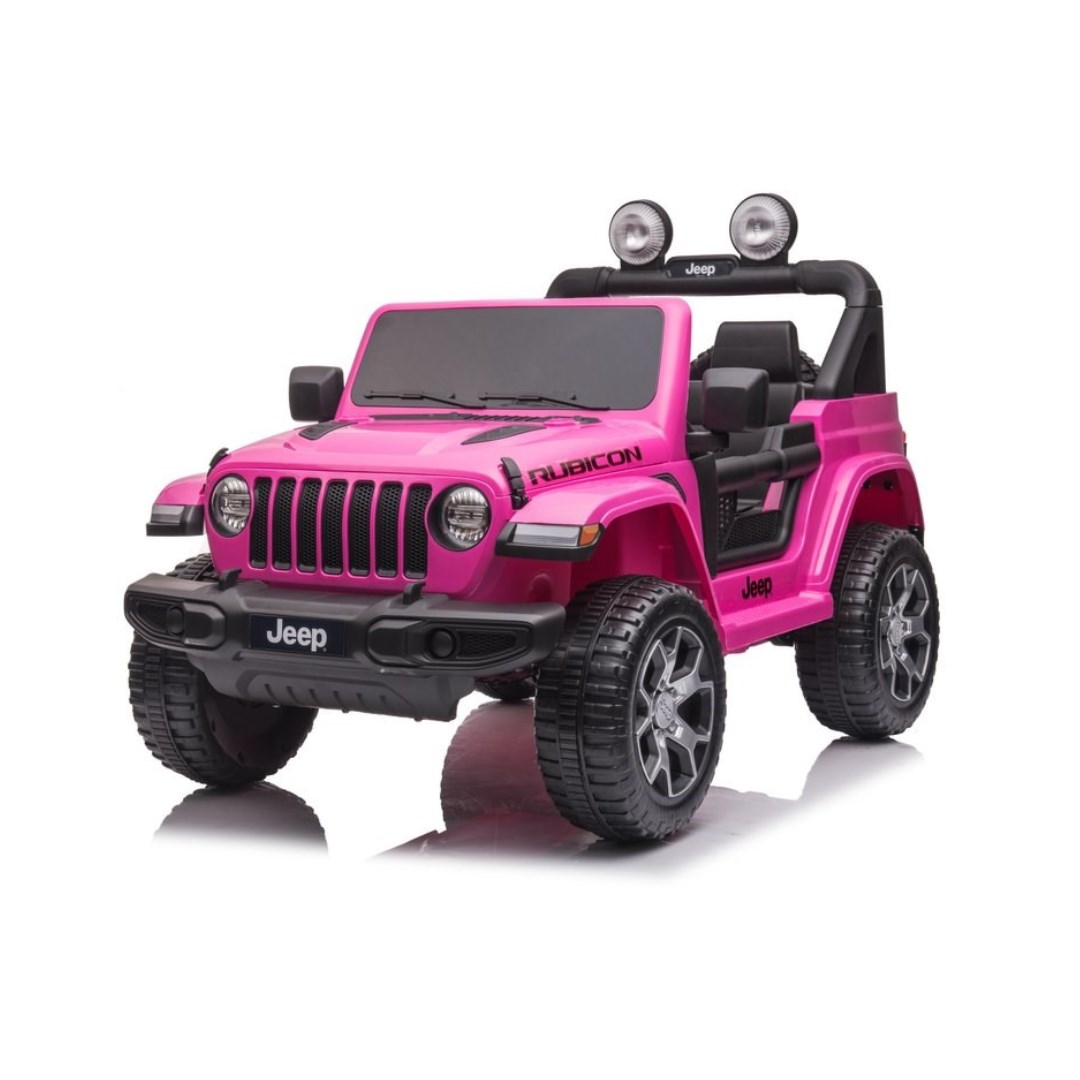 Detské elektrické autíčko Jeep Wrangler Rubicon ružové