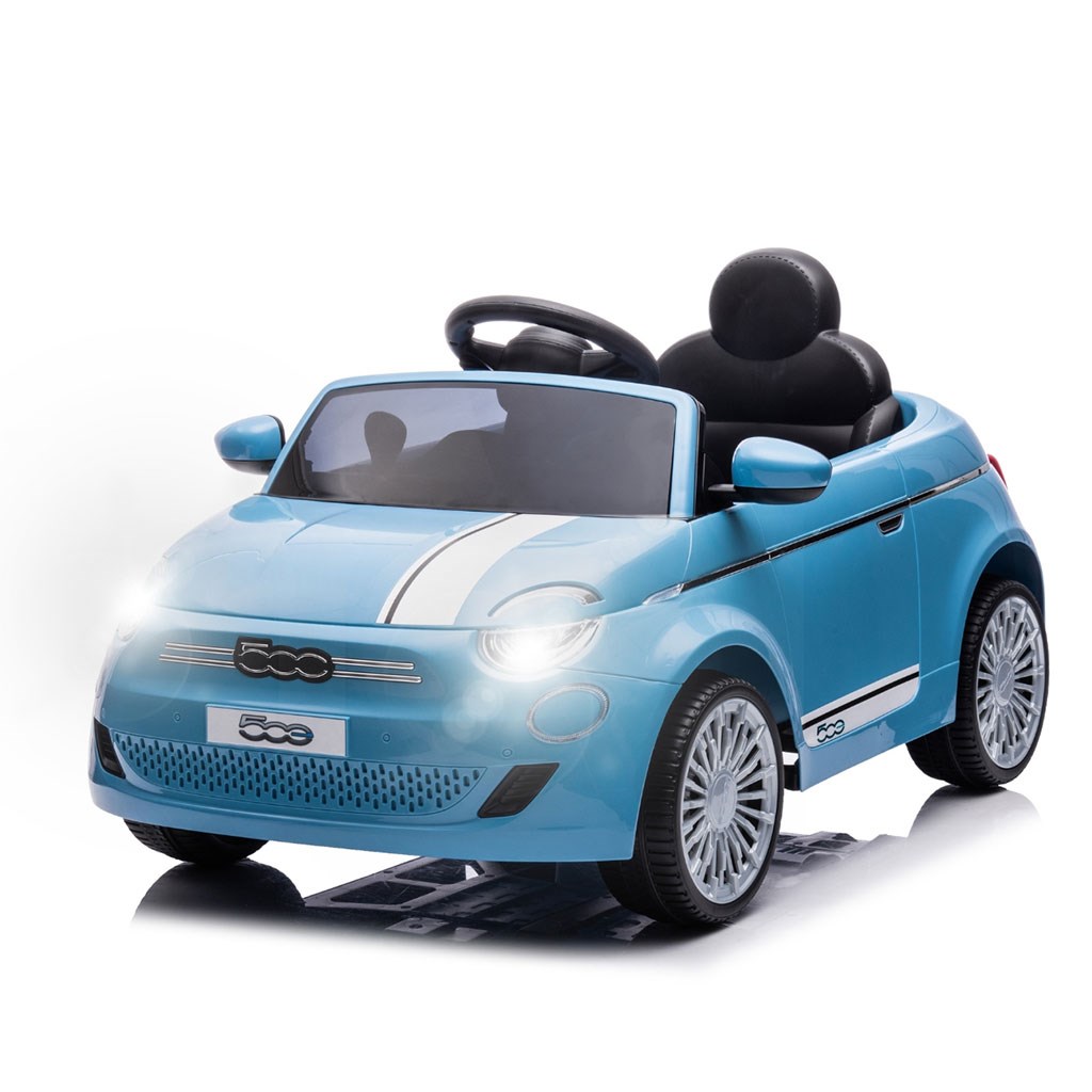 Elektrické autíčko Fiat 500e modré