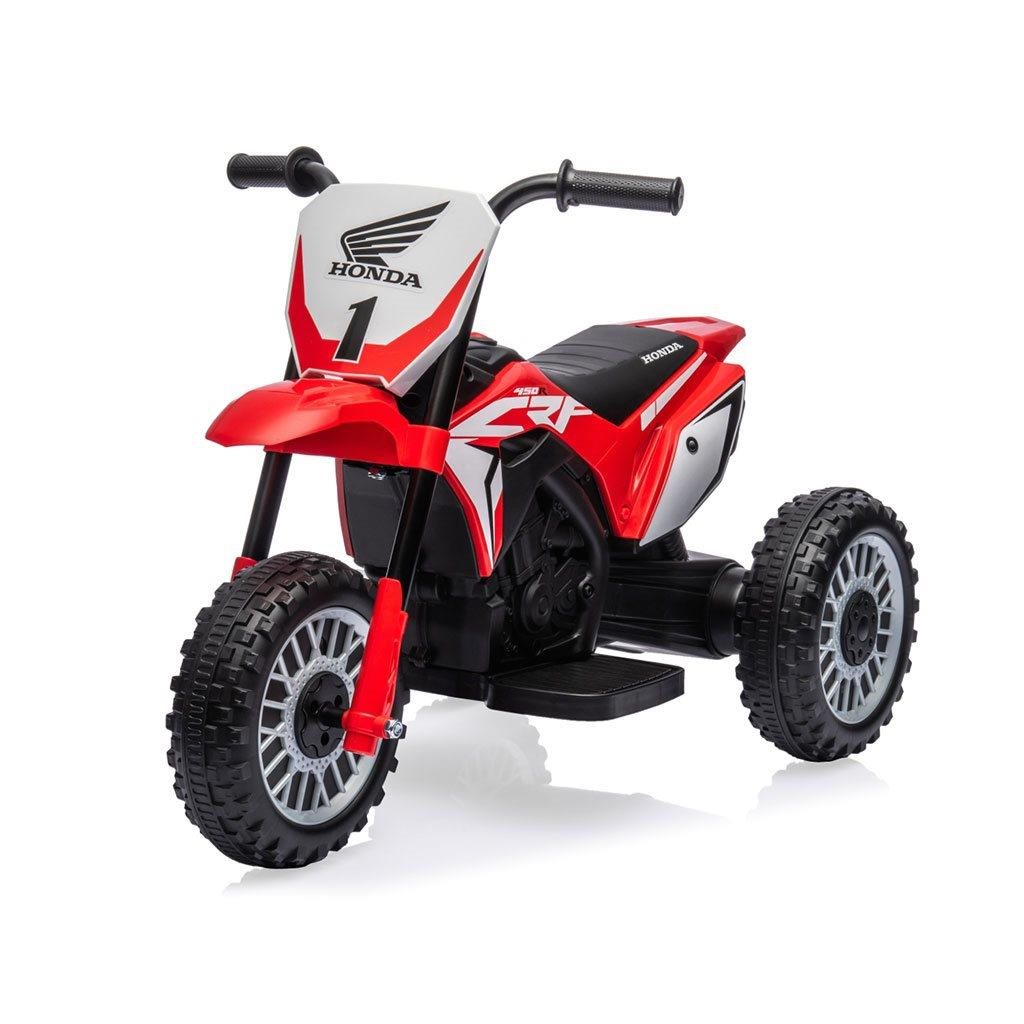 Elektrický motocykel  Honda CRF 450R červený