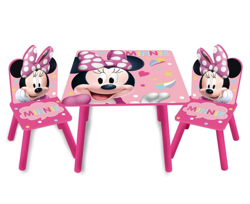 Detský stôl so stoličkami Minnie
