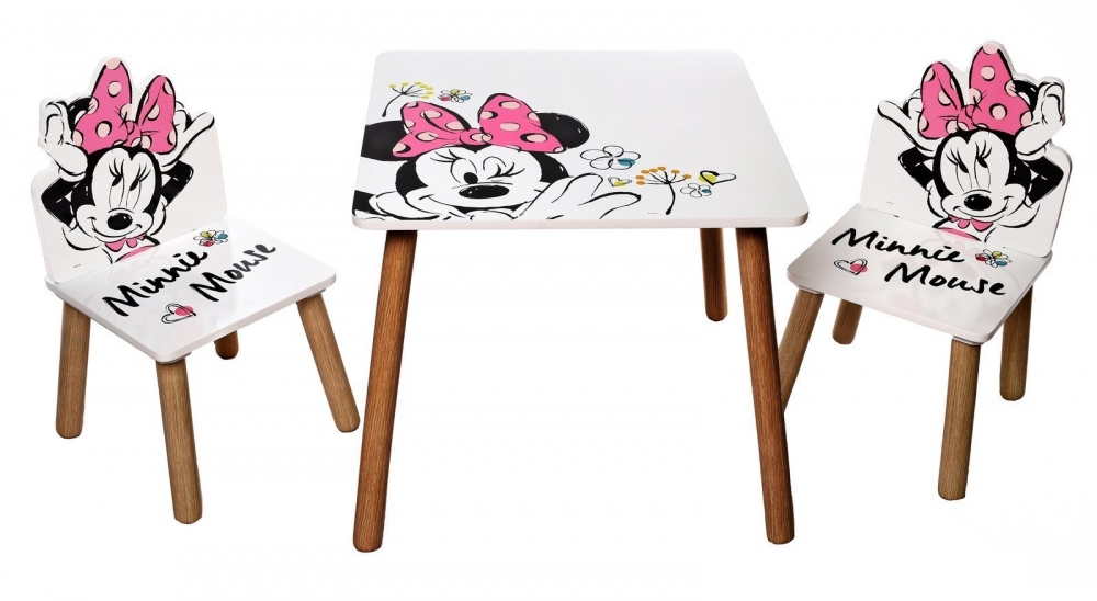 Detský stôl so stoličkami Minnie Mouse Disney 