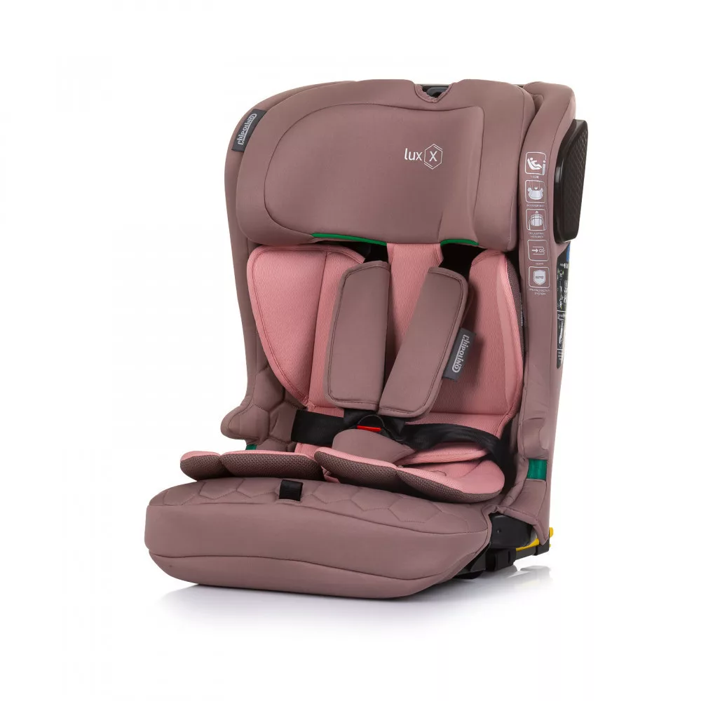 Detská X autosedačka Isofix 76-150cm flamingo 