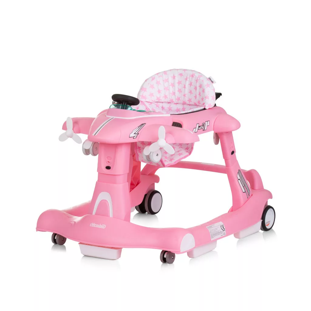 Multifunkčné detské chodítko 3v1 pink