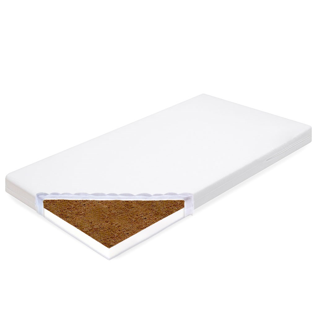 Detský matrac STANDARD 160x80x10 cm kokos-molitan biely