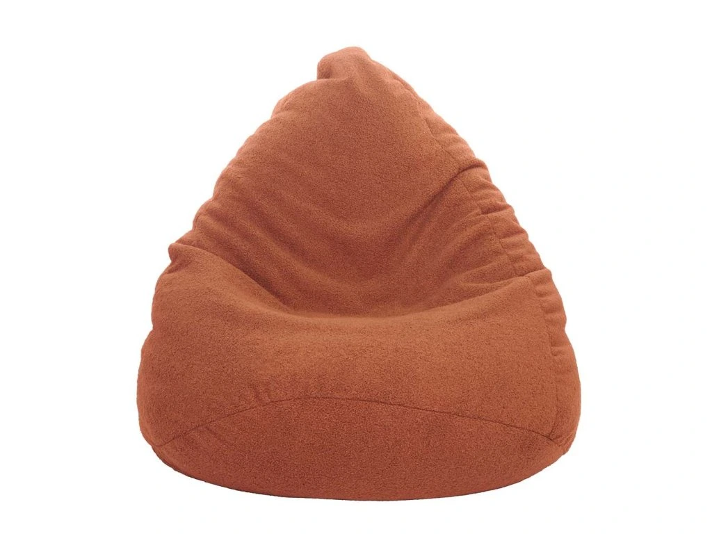 Sedací vak vrece 100x75 baránok oranžová 