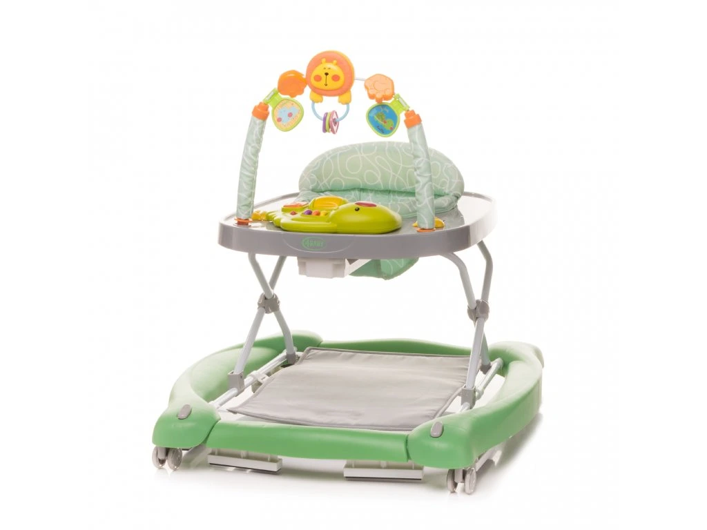 Detské chodítko/ hojdačka  2v1 green
