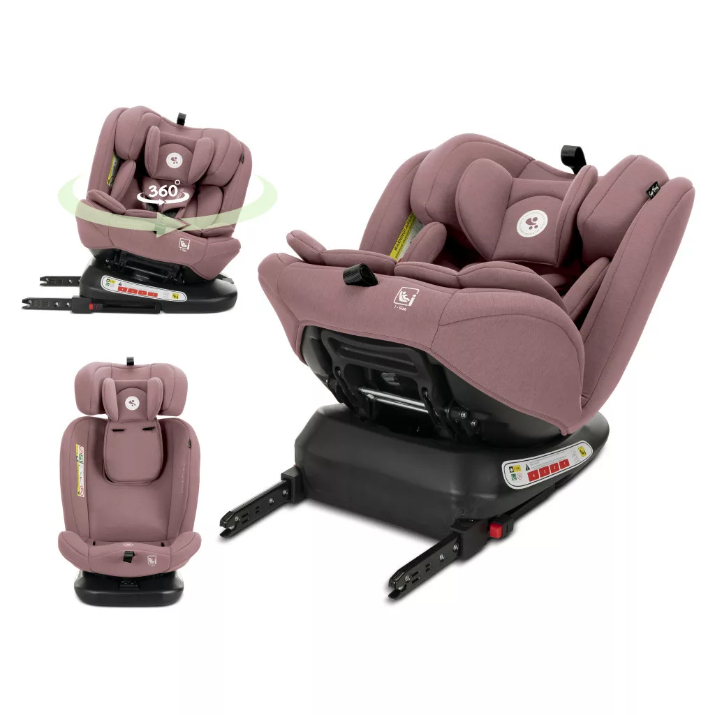 Autosedačka ISOFIX 40-150cm - Pink