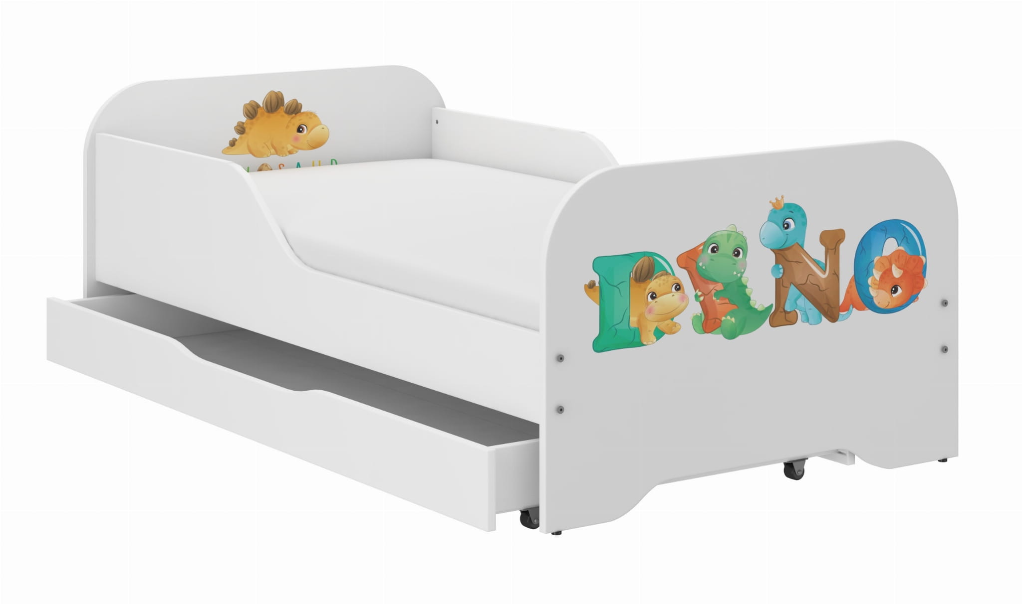 Detská posteľ kids+ matrac 140x70 + uložný priestor
