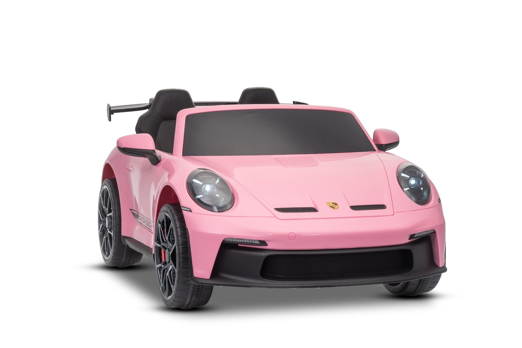 Elektrické autíčko Porsche 911GT3 24V s pohonom 4x4, ružové, Dvojmiestne sedadlo, 2,4 GHz diaľkové ovládanie, USB/AUX Vstup, 200W motory, Odpruženie, Lítiová batéria, LED svetlá vpredu aj vzadu, ORIGINÁL licencia