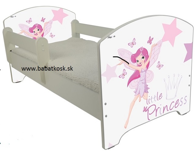 Detská posteľ + matrac - 160x80 cm Princess II