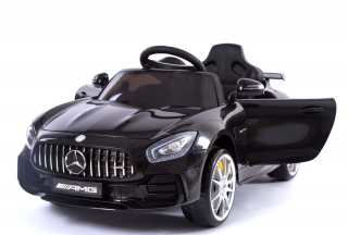 Elektrické autíčko Mercedes-Benz GTR, 12V, 2,4 GHz dialkové ovládanie- čierne